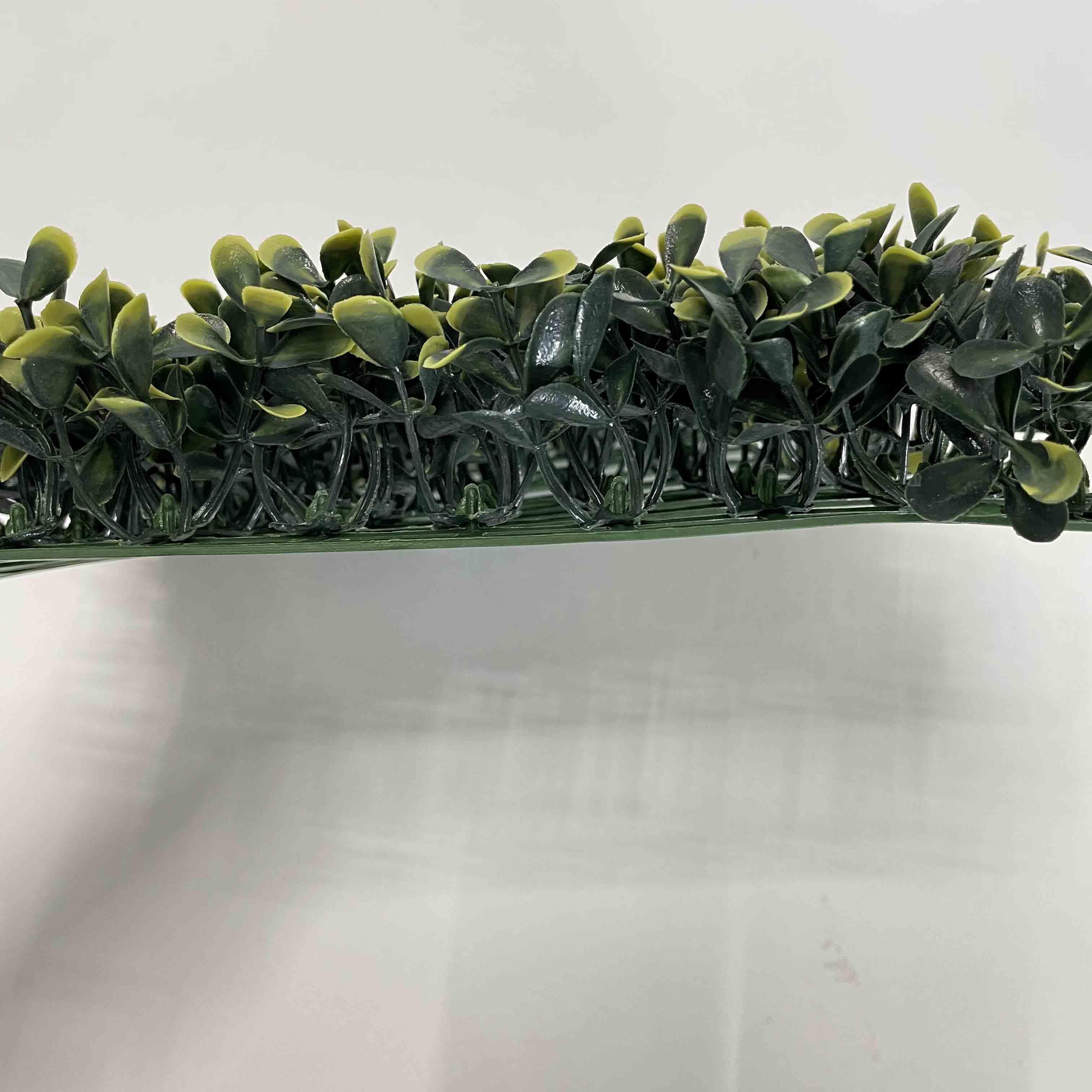 Eco-friendly Easy-to-install Decorative Artificial Boxwood Hedge For Wall