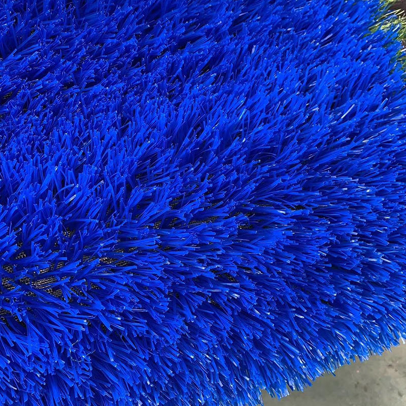 Blue Artificial Sports Grass Synthetic Football Grass Carpet Outdoor